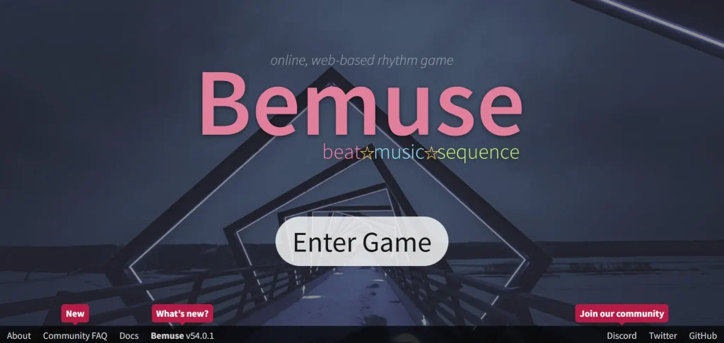【Bemuse】美UIでとにかく動作が軽い|音ゲー&リズムゲーム|無料webブラウザでダウンロード不要の流行り人気